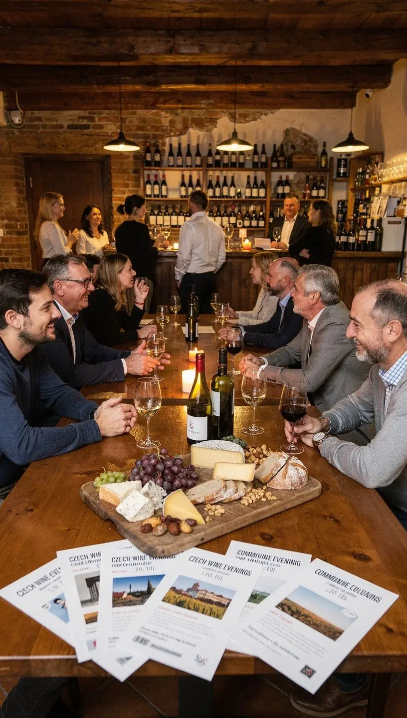 Group discussion in a cozy community club setting